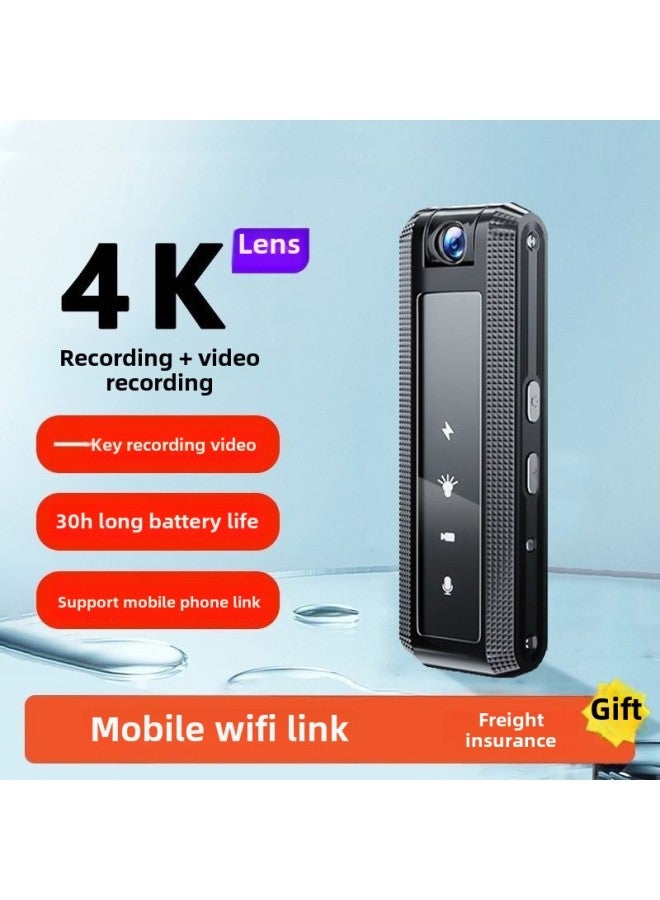 All-in-one Recording Pen HD Recorder Motion Camera Audio Tape Video Recording Wireless Function-Body Color:Wifi Version Without Memory - Image 2