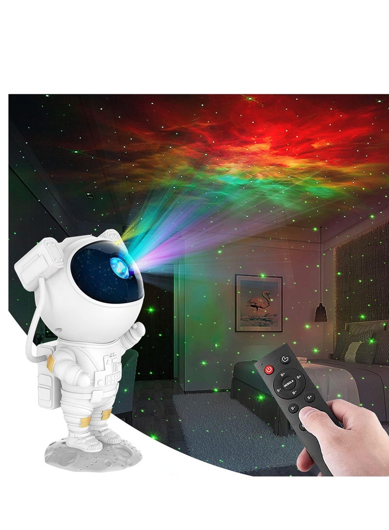 ELTRAZONE Astronaut Star Projector Night Lights, Kids Room Decor Aesthetic,Astronaut Nebula Galaxy Projector Night Light,Remote Control Timing and 360°Rotation Magnetic Head,Lights for Bedroom,Gaming Room Decor - Image 1