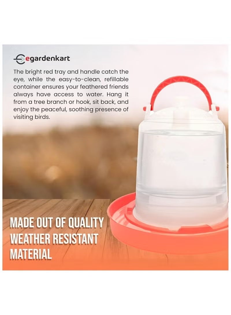 Bird Water Feeder Drinker 6 Liter Capcity - Image 2