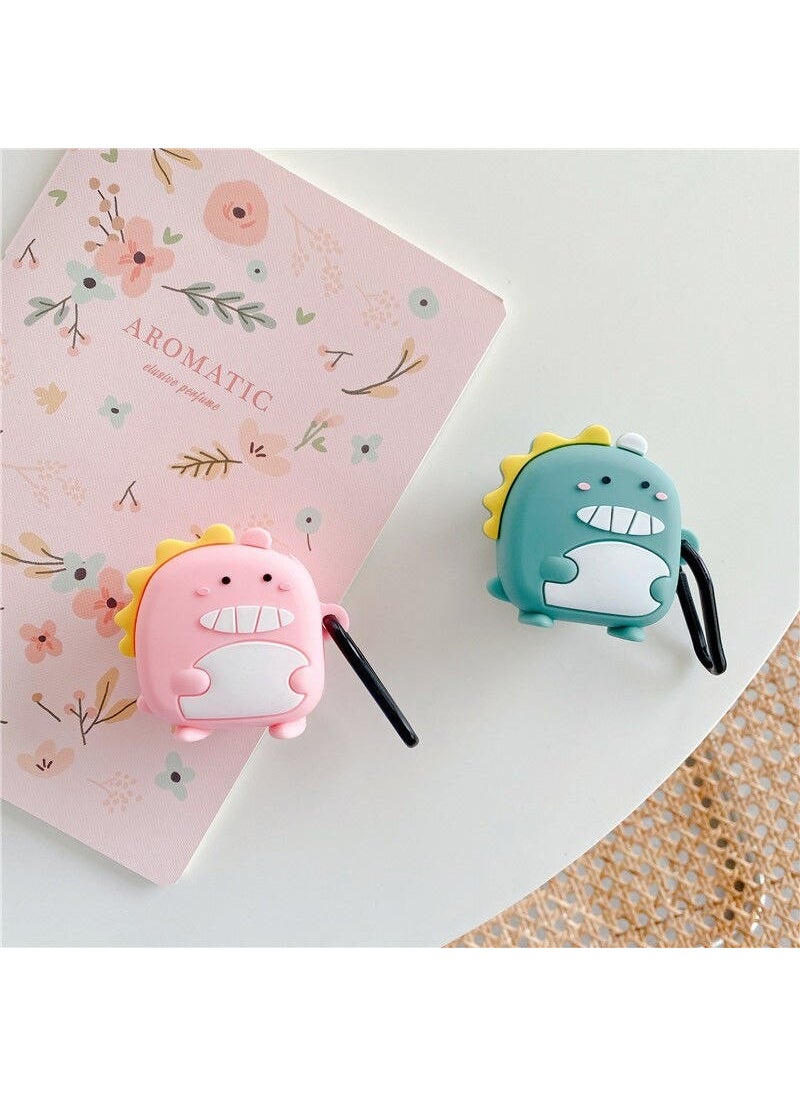 CoverZone - Character Appearance Cartoon Case Compatible with Samsung Galaxy Buds Pro Pink Monster - Image 1