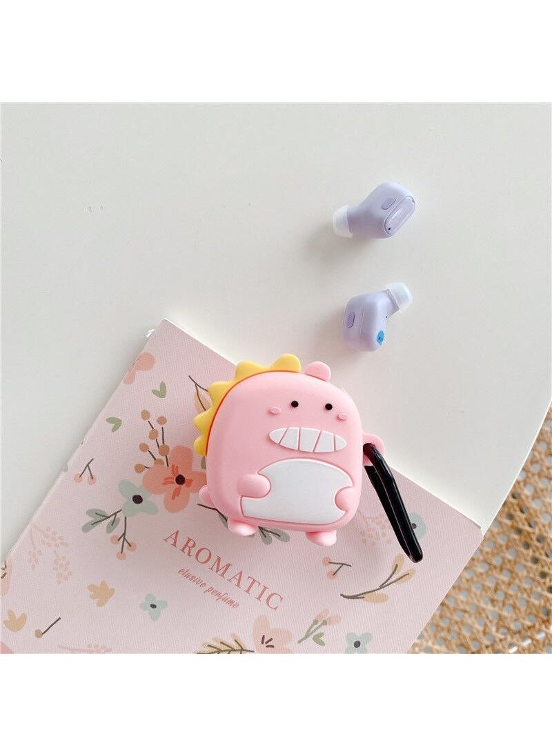 CoverZone - Character Appearance Cartoon Case Compatible with Samsung Galaxy Buds Pro Pink Monster - Image 1