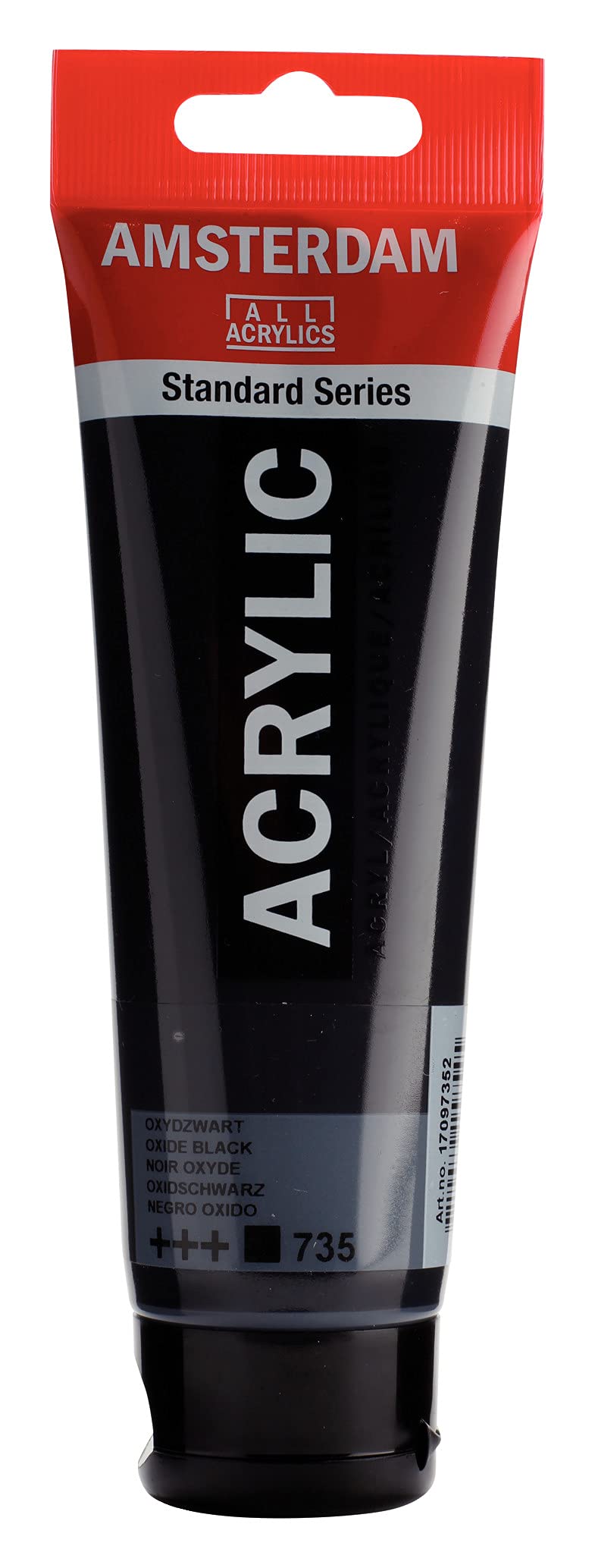 Amsterdam Standard Series Acrylic Tube 120ml Oxide Black 735 (17097352) - Image 1