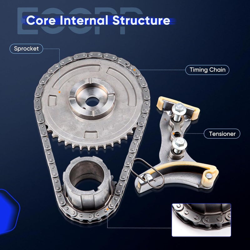 ECCPP Timing Chain Kit for Various Chevrolet and Cadillac Models - Image 5
