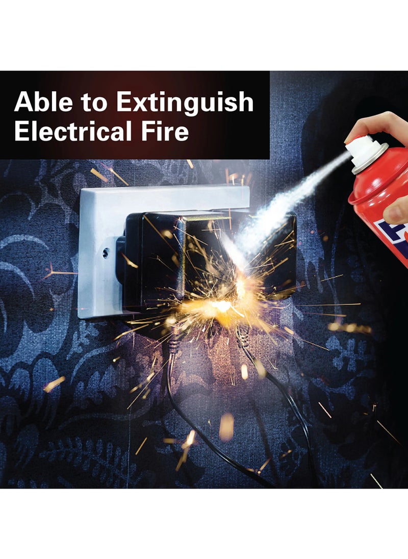 FIRE STOP Fire Extinguisher For Car Stay Safe with 5 in 1 Portable Fire Spray 500ML  - Image 2