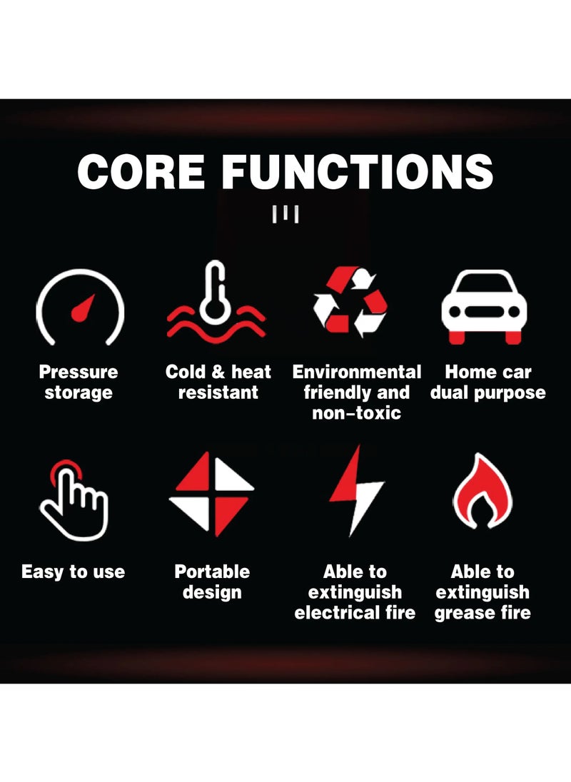 FIRE STOP Fire Extinguisher For Car Stay Safe with 5 in 1 Portable Fire Spray 500ML  - Image 3