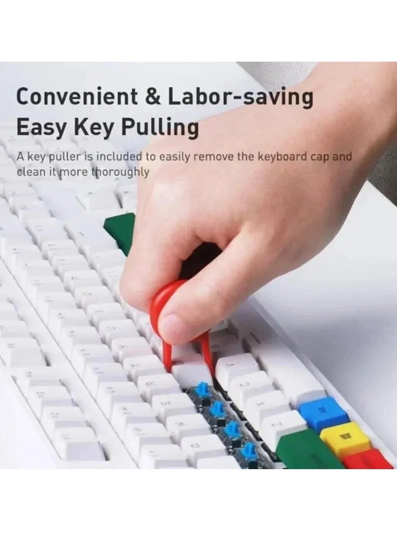 AROAQ Keyboard Cleaning Brush 5 in 1 Multifunction Cleaner Kit For Bluetooth Airpod Case Pro 3 2 1 Earbuds Cleaning Tool Keycap Puller Cleaner Pen For Watch Laptop Phone Camera VR - Image 3