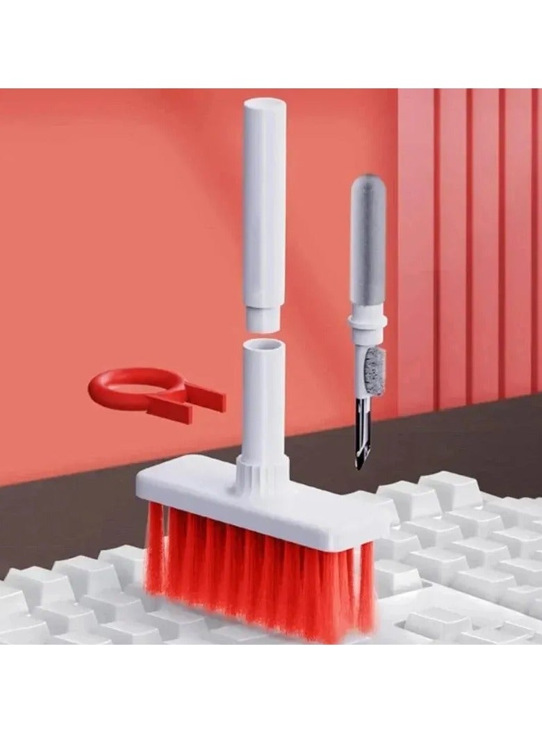 AROAQ Keyboard Cleaning Brush 5 in 1 Multifunction Cleaner Kit For Bluetooth Airpod Case Pro 3 2 1 Earbuds Cleaning Tool Keycap Puller Cleaner Pen For Watch Laptop Phone Camera VR - Image 4