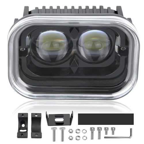 OPL5 4 inch Universal Motorcycle Led Driving Lights, 45W, Running Lights LED Work Light Bar White Hi/Lo Beam Motorcycle Lights for ATV Truck E-Bike (1 Piece) - Image 1