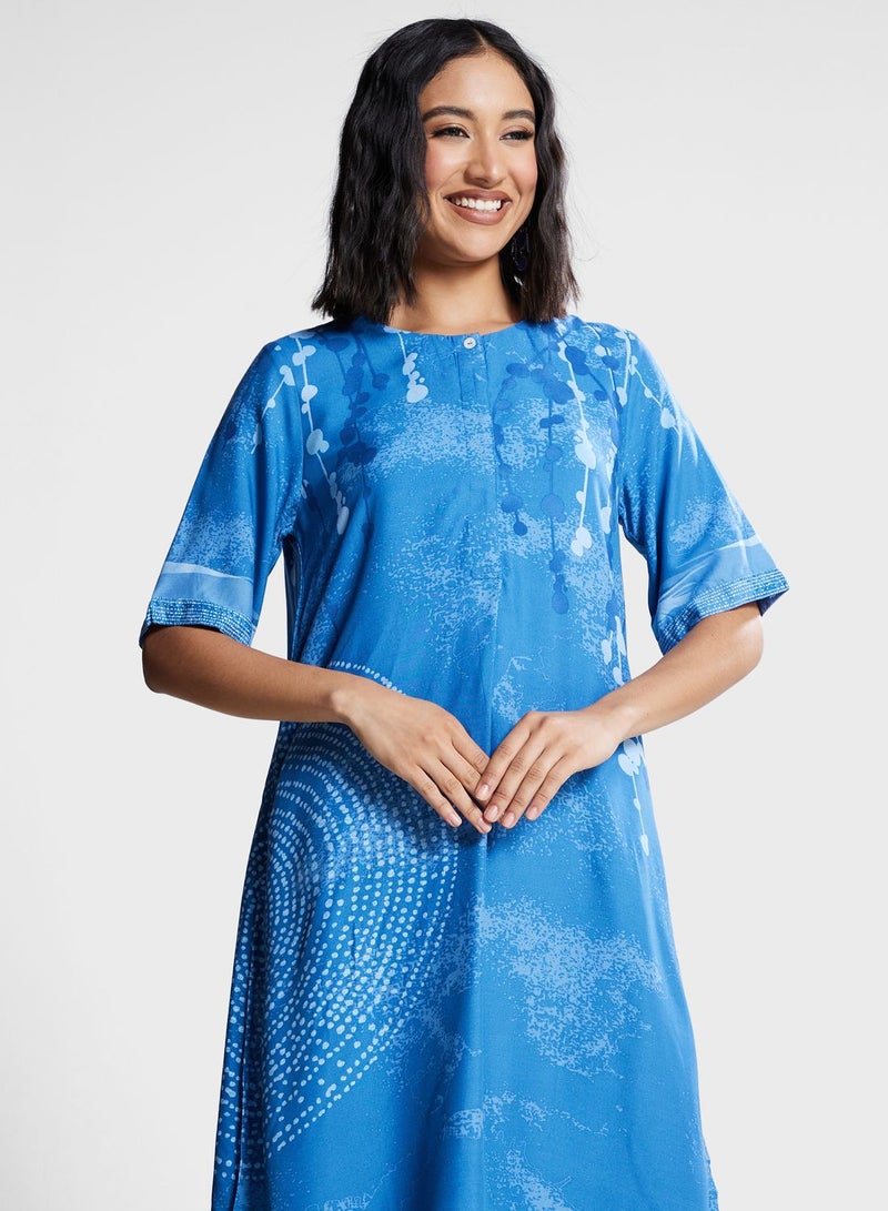 بيبا طقم مكون من بنطال وكورتي برقبة مستديرة - Image 3