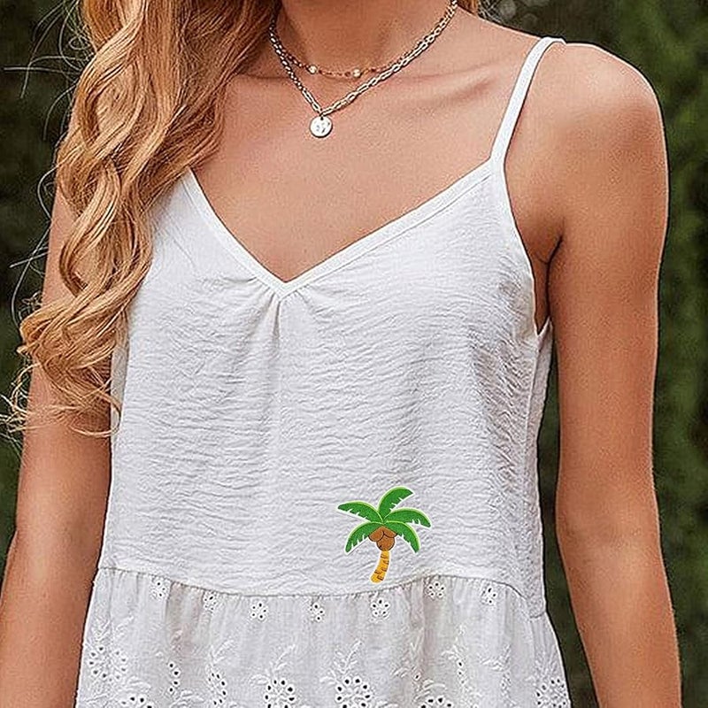 ملصقات حديدية على شكل موضوع إجازة كرتونية 9 قطع لإصلاح القبعات والأحذية والحقائب - Image 3