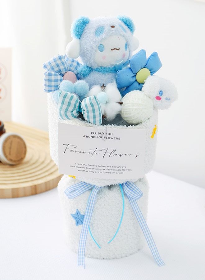 Cinnamoroll Cute Romantic Plush Toy Bouquet with LED Lights - Perfect Gift for Special Occasions,girl,birthday gift,friend 35*18cm  - Image 2
