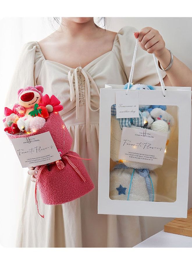 Cinnamoroll Cute Romantic Plush Toy Bouquet with LED Lights - Perfect Gift for Special Occasions,girl,birthday gift,friend 35*18cm  - Image 5