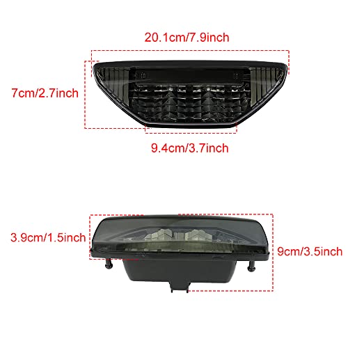 Akmties 400ex Tail Light ATV Motorcycle Taillight Brake Lamp smoked cover Compatible with Honda TRX 250 300 400EX TRX400X 2008-2014 year - Image 4