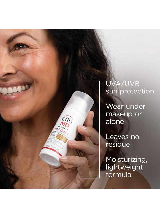 ايتا ام دي لوشن مرطب يومي ملون واقي من الشمس بعامل وقاية الأشعة فوق البنفسجية 40 التامد بحمض الهيالورونيك شمس واسع الطيف وغير دهني وشفاف وغني بالمعادن مضخة 48 مل غسول - Image 3