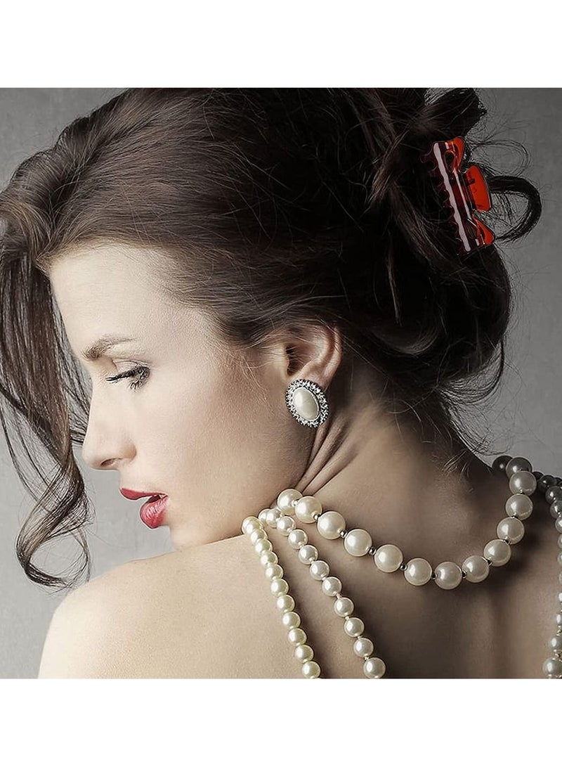 سيوسي 6 قطع مشابك شعر بلاستيكية ، مشابك شعر للنساء ، مشابك شعر للنساء إكسسوارات شعر ، مشبك مخلب للشعر الكثيف - Image 5