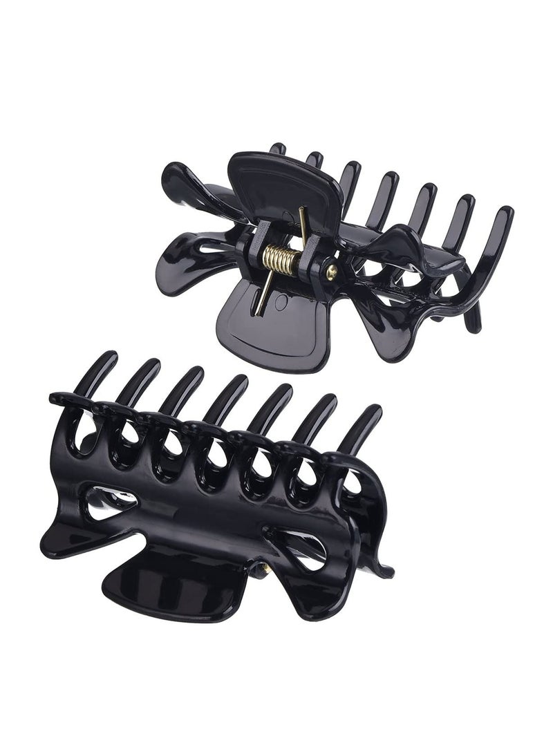 سيوسي 6 قطع مشابك شعر بلاستيكية ، مشابك شعر للنساء ، مشابك شعر للنساء إكسسوارات شعر ، مشبك مخلب للشعر الكثيف - Image 2