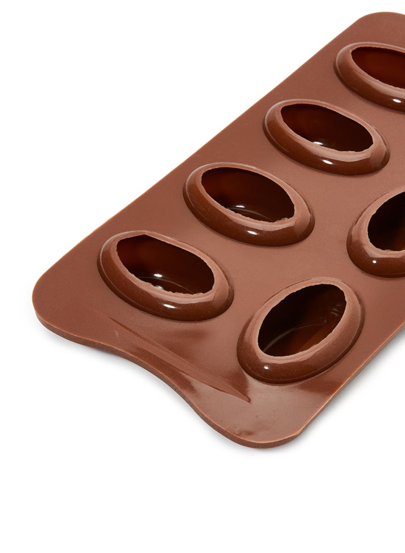 نيبمينينت قالب لتشكيل عجينة السكر مصنوع من السيليكون على شكل حبوب القهوة بني 22X10.5X2Ø³Ù†ØªÙŠÙ…ØªØ± - Image 3