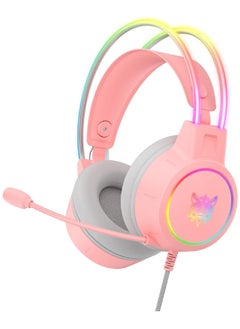onikuma Gaming Headset With Mic Lightweight Headphones Rgb Aluminum Frame Noise Reduction Surround Sound Compatible PS4 PS5 Xbox One PC Mobile Phone  - Image 1