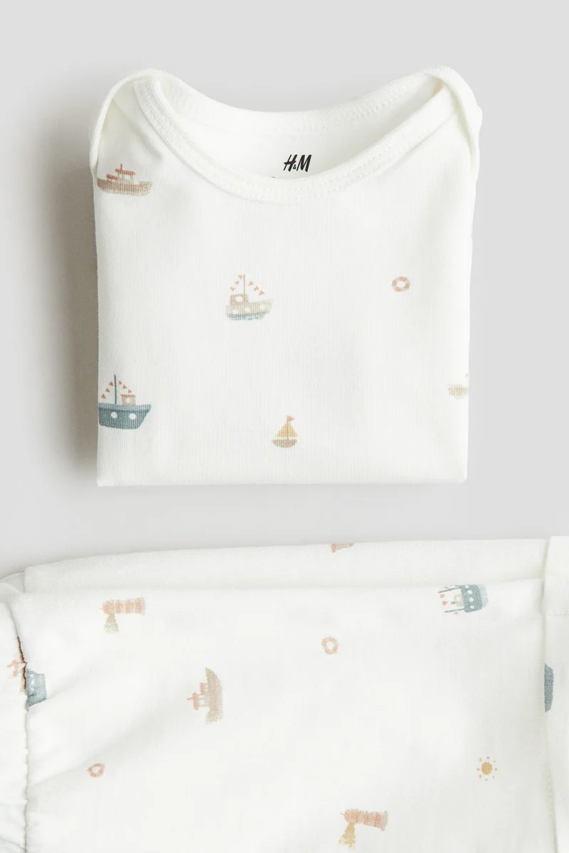 H&M 2-piece cotton set