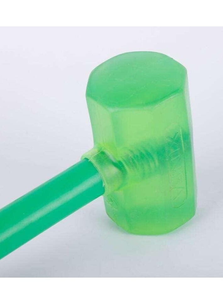 DubaiGallery Silicone Hammer Mallet with Plastic Handle Indoor Soft Safety Perfect Tools Rubber Hammer, Rubberized Hammer  - Image 3