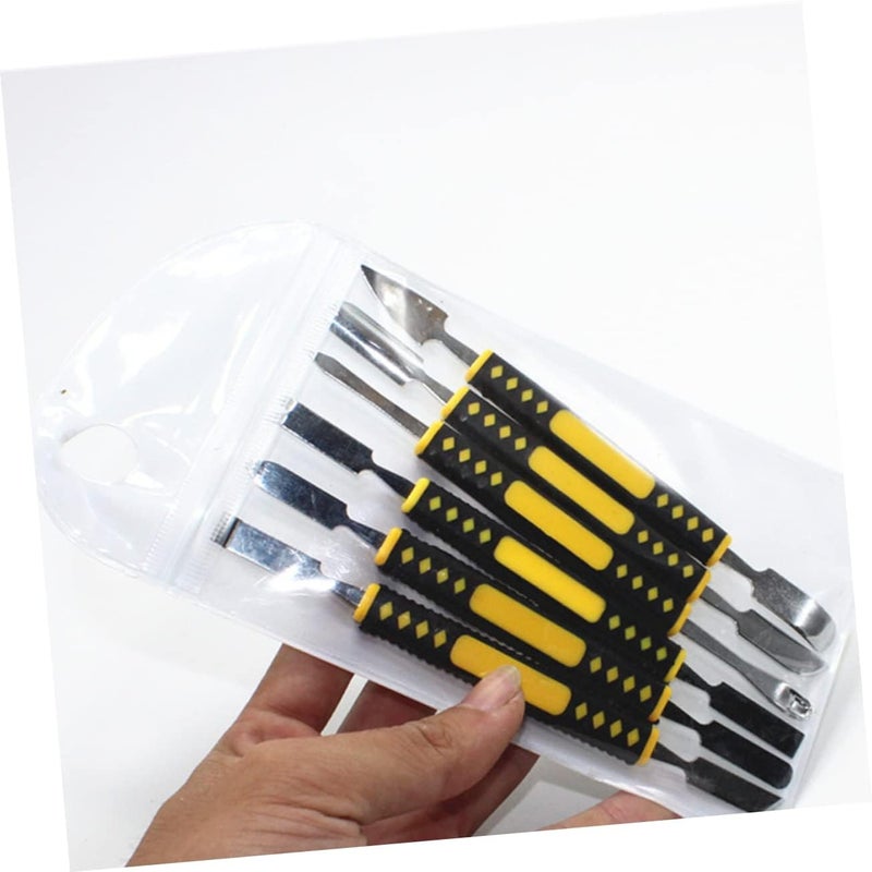 6pcs Steel Prying Bar Set for Mobile Phone Tablet and Metal Crowbar Tools High Strength Steel for Safe Disassembly and Adhesive Removal - Image 3