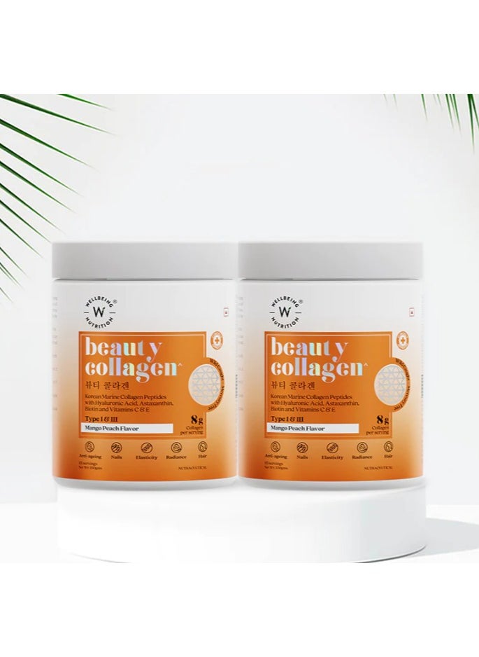 WELLBEING NUTRITION Beauty Korean Marine Collagen, Pack Of 2  - Image 1