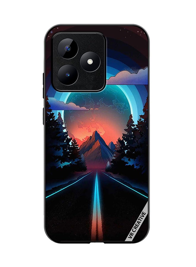 VR CREATIVE Protective Case Cover For Realme C53 Road To Paradise Design Multicolour - Image 1