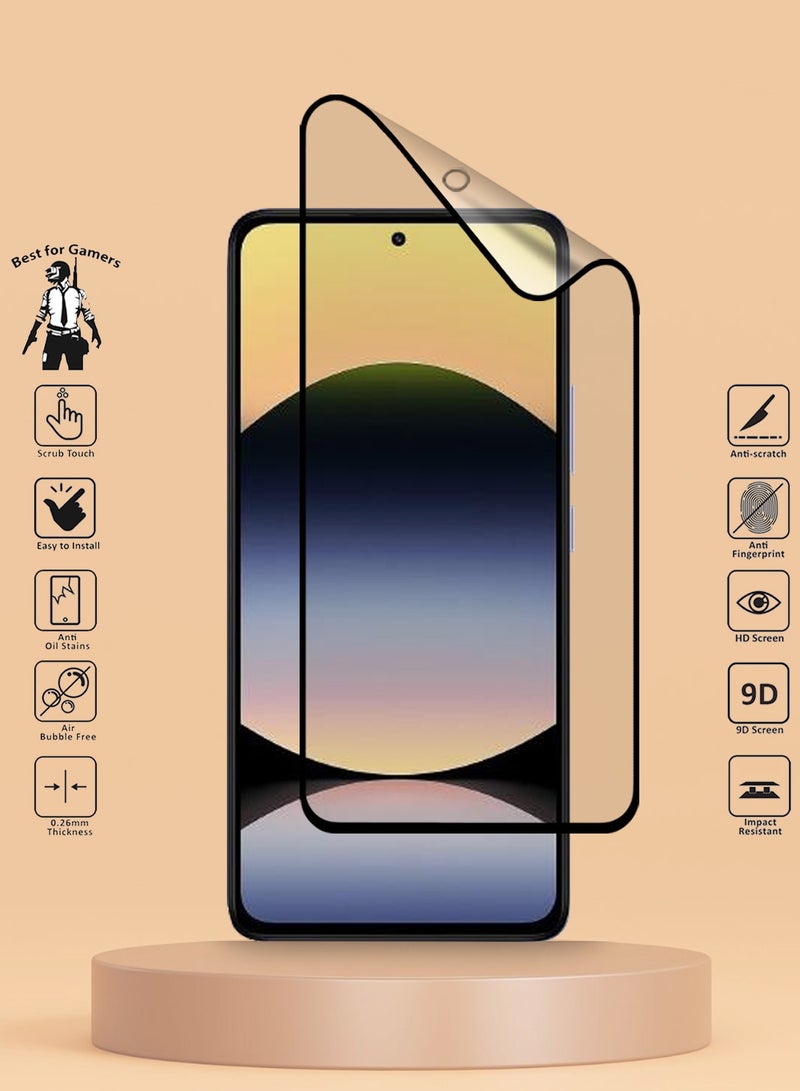 Techie 9D Matte Ceramic Screen Protector Film for Xiaomi Redmi Note 14 4G – Smooth Feel Anti Fingerprint Bubble Free Easy Installation - Image 2