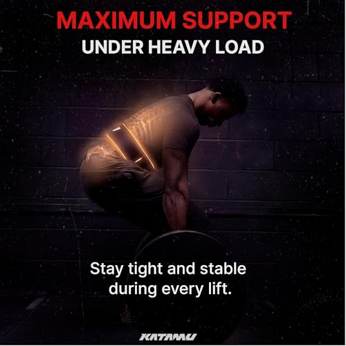 Katamu Divine Wings USPA IPL Approved Lever Belt Premium 10mm and 13mm Leather Powerlifting Belt for Men and Women Steel Lever Buckle 4 Inch Back Support for Deadlifts - Image 3