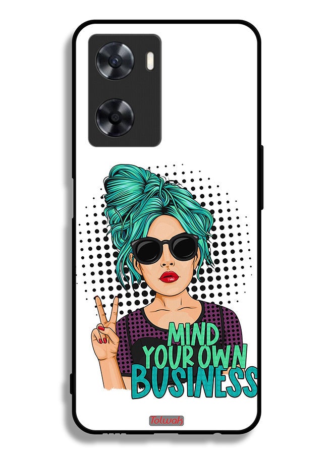 Tolwak Oppo A77 4G Protective Case Cover Mind Your Own Business - Image 2