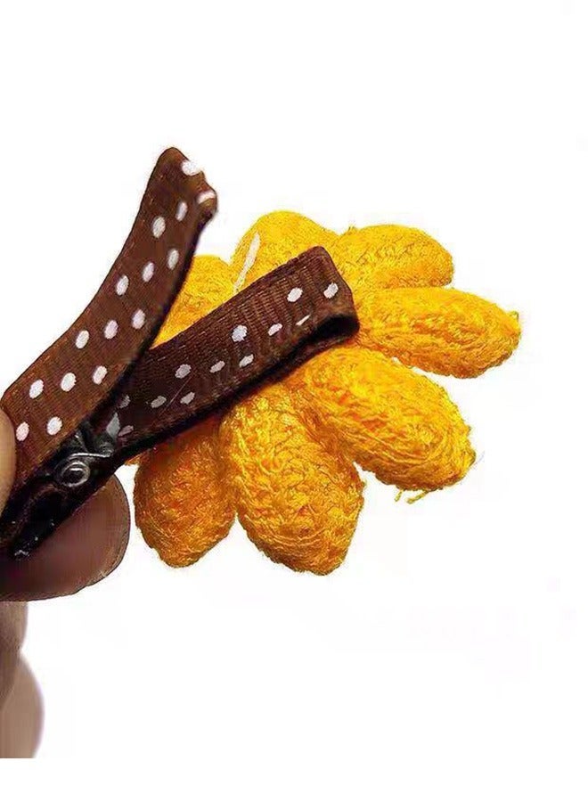 general BTE Hearing Aid Accessory Anti-Loss Strap with Children's Flower Hair Clip, Double-Ear Protective Lanyard Attachable to Hair - Image 4