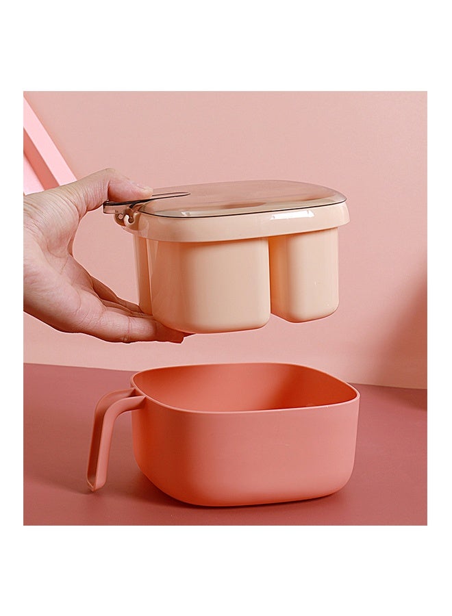 1 حاوية تخزين مطبخ صندوق توابل لشاكر السكر بالملح والتوابل مع غطاء وملعقة ، مستلزمات المطبخ ، وعاء الفلفل ، شاكر الملح (أبيض) - Image 5