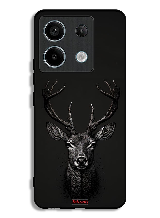 Tolwak Xiaomi Redmi Note 13 Pro Protective Case Cover Deer Digital Art - Image 1