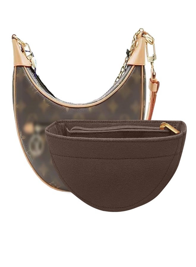 Lckaey Purse Organizer for Loop Hobo Bag Organizer Insert - 2mm Felt Bag Liner Handbag Insert Y096-coffee - Image 1