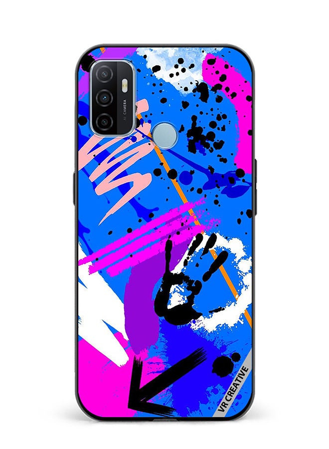 VR CREATIVE Protective Case Cover For Oppo A53 Design Multicolour - Image 1