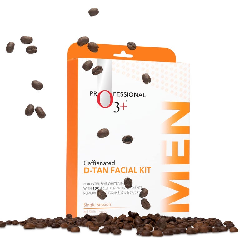 O3 Caffeinated DTan Facial Kit O3 ALPHA MEN Acno DTAN Scrub With Hyaluronic Mint 50g Detan Scrub for TAN removal Combo - Image 2
