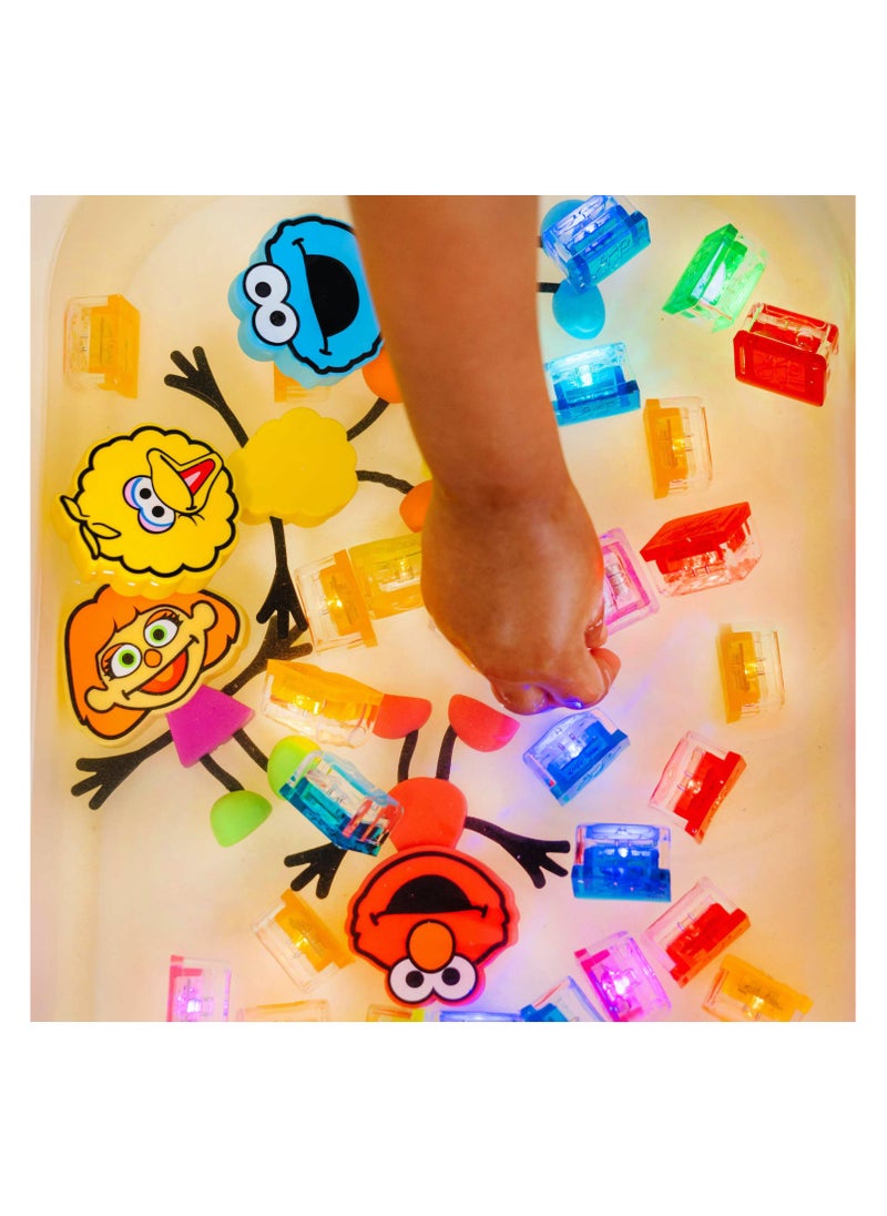 Bamboo Bark - Glo Pals Daniel Tiger light up baby & kids bath toys glow cubes, water play - Image 1