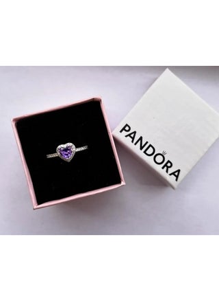 "Radiant Love: The Pandora Purple Heart Ring - A Captivating Expression of Elegance and Affection, Expertly Crafted to Bring a Touch of Color and Charm to Your Style, Perfect for Celebrating Life's Beautiful Moments and Connections." - pzsku/ZDAF868B59A8693460CFDZ/45/_/1730378166/4641e7b1-e376-46ea-86a7-43069e02d041