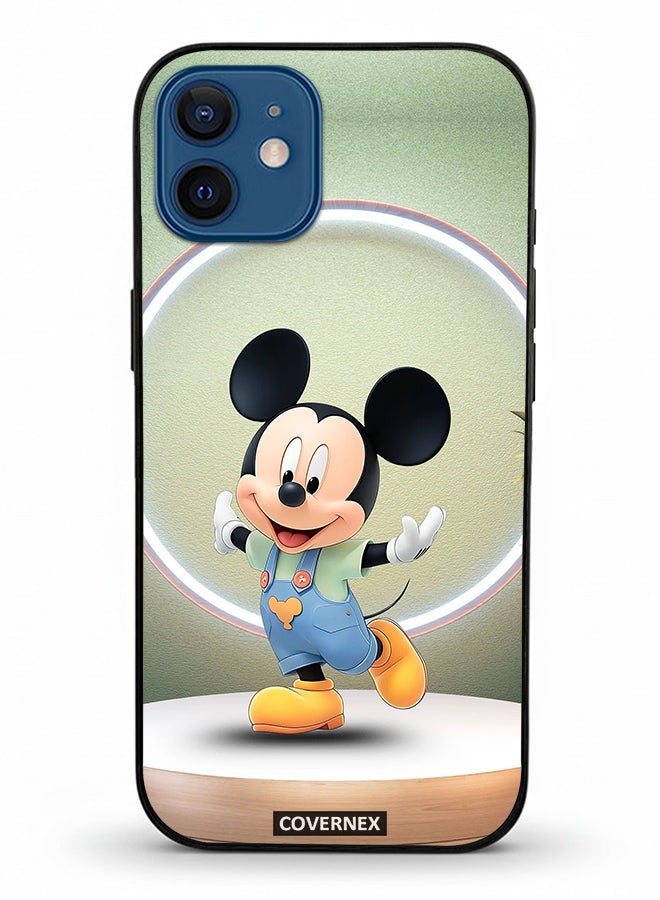 Covernex Apple iPhone 12 Protective Case Cover Printed Featuring Mickey Mouse Timeless Joy - Image 2