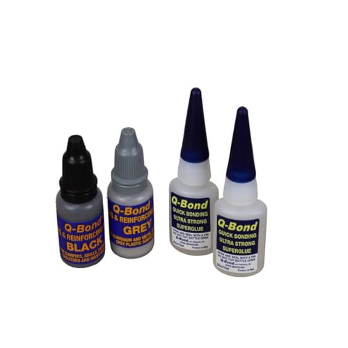 K-Tool International K Tool International 90002 Q Bond Ultra Strong Adhesive Kit for Garages, Repair Shops and, DIY, Repairs Hard Plastics/PVC/Metals, (2) Adhesive Bottles, (1) Plastic and (1) Metal Reinforcing Powders - Image 5