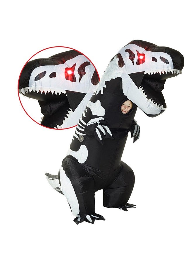 Morph LED Light Eyes Dinosaur Costume - Skeleton T-Rex & Skeleton Dinosaur - Kids - Image 2