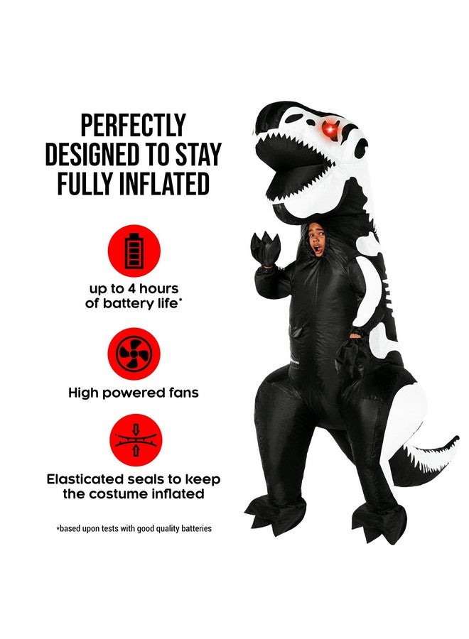 Morph LED Light Eyes Dinosaur Costume - Skeleton T-Rex & Skeleton Dinosaur - Kids - Image 3