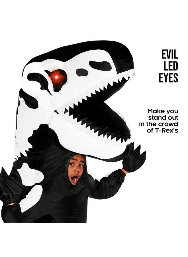 Morph LED Light Eyes Dinosaur Costume - Skeleton T-Rex & Skeleton Dinosaur - Kids - Image 4