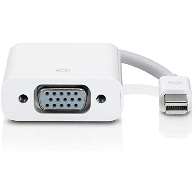 MESHIV MINI (DP) DISPLAYPORT TO VGA FEMALE ADAPTER FOR MAC (THUNDERBOLT COMPATIBLE) MACBOOK/MACBOOK AIR/MACBOOK PRO/IMAC/MAC MINI & MAC PRO - Image 1