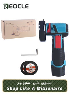 REOCLE Angle Grinder Tool Electric Grinder Power Tools with 2 Grinding Wheels for Cutting & Grinding & Polishing & Rust Removal  - Image 1