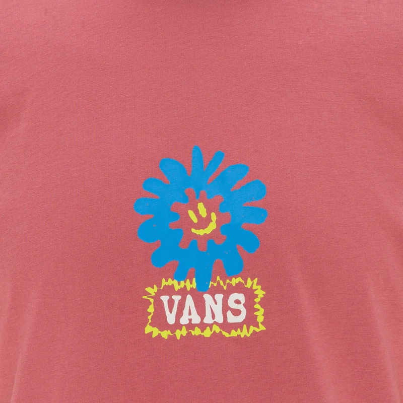 VANS Pink Men's Dual Bloom T-Shirt for Men | Best Price UAE