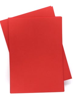 firstnock Color Card Paper Red, A5 - 20 Sheets - 250GSM Thick Colored Card Stock - Premium Craft Paper for DIY, Invitations, Arts & Crafts and Printing  - Image 2