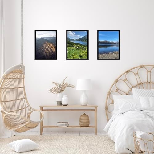 JCJMY 15x21.25 Puzzles Frame Black, Wall Hanging 15 x 21.25 Picture Frame for 15 by 21.25 Poster Photo Canvas Picture Puzzles with Shatter Resistant Plexiglass, Black - Image 5