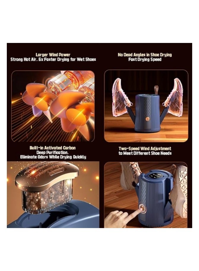 general Boot dryer, shoe dryer with hot air blower, glove dryer and boot insulator, energy-saving, deodorization design, intelligent timer (1-6 hours) - Image 3