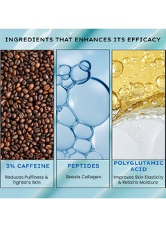 HYPHEN Ice Dunk Cooling Face Mask with 31% Skin Cooling Actives | 3% Caffeine for Skin Firming, De-puff & Pore Minimizing | Collagen Boost Cryo theraphy For Glowing Skin- 50gm  - Image 5